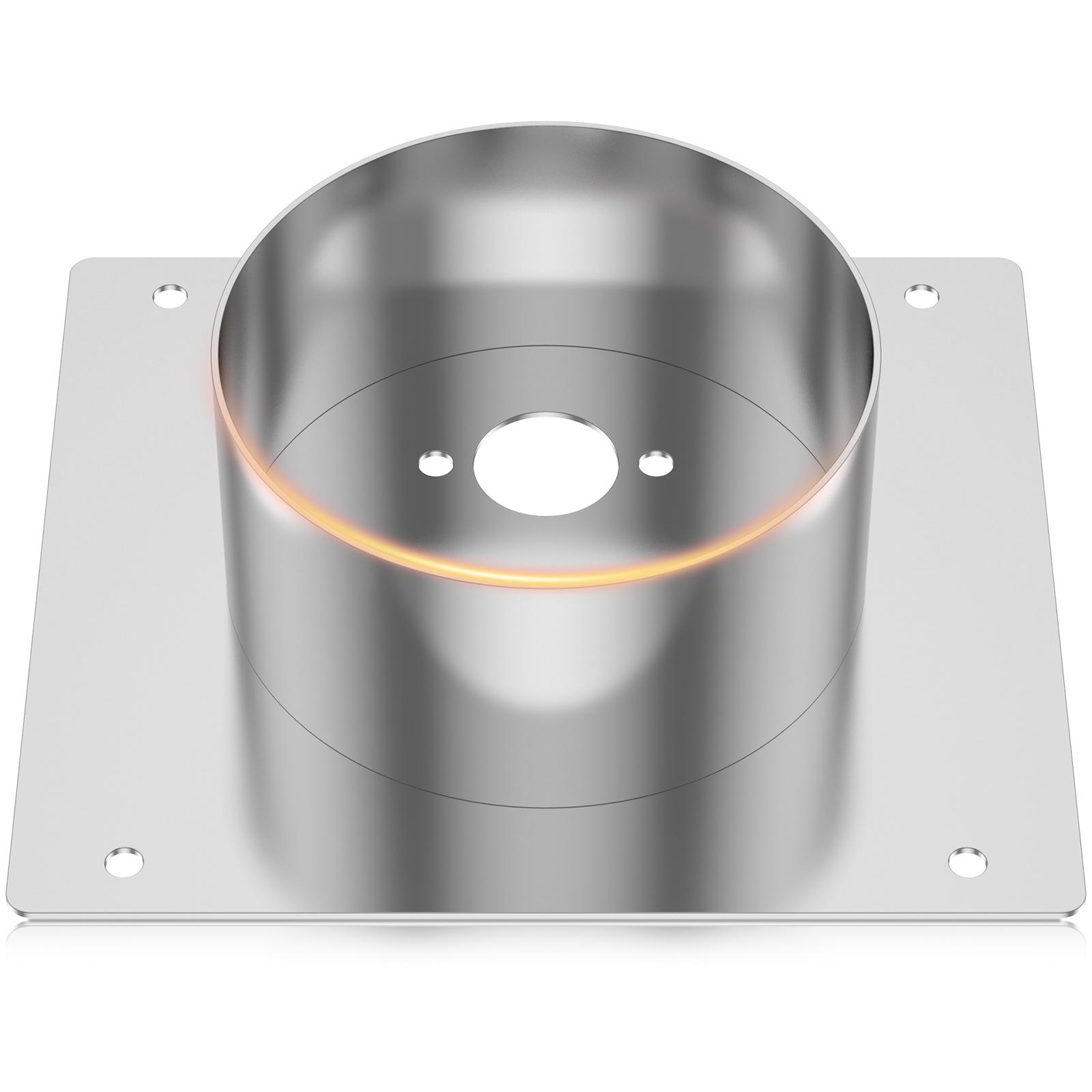 Diesel Heater Mounting Plate for Airtronic D2/D4/D1LC 60 mm Stainless Steel Diesel Heater Turret Mount Plate Rustproof 1PCS