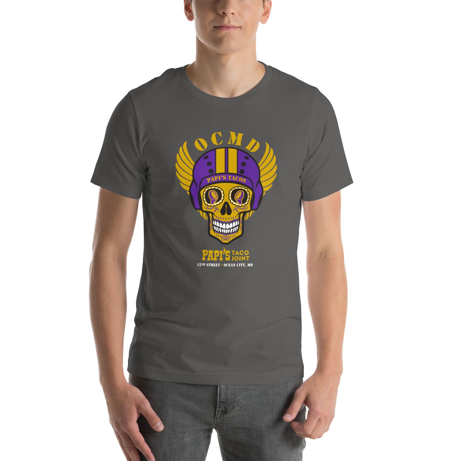 FOOTBALL SUGAR SKULL UNISEX TSHIRT S разноцветный