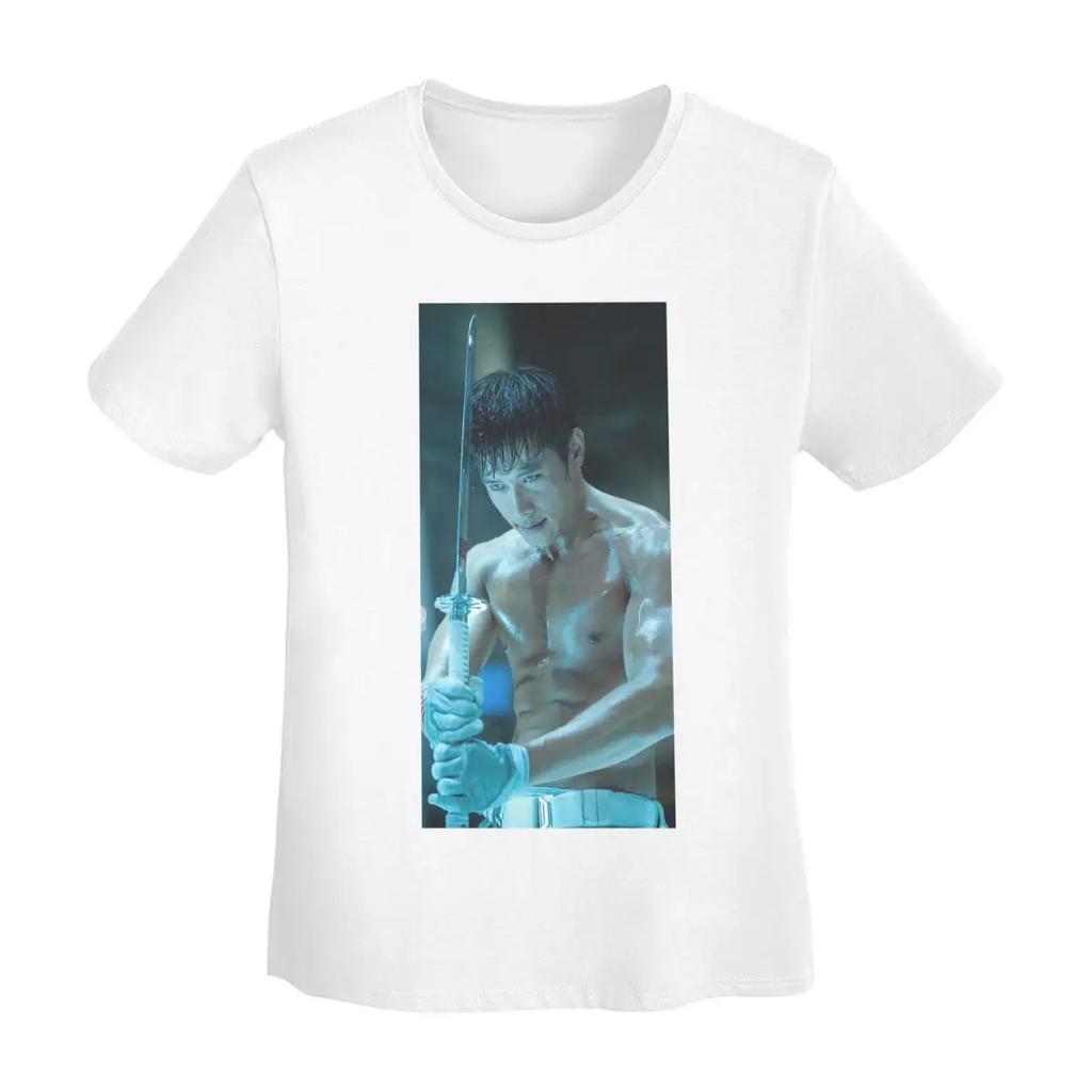 Lee Byung Hun Acteur T-shirt Dames Korte Mouw T-shirts Ronde Hals Kleding Katoen Zomer T-shirts Streetwear