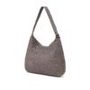 Daks Gray Real Raffia Twisted Mesh Shoulder Bag M Dcba6e571g