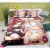 Cute Anime Cat Maid Pattern NEKOPARA Bedding Set Game Printing Duvet Cover and Pillowcase Bedroom Decorate for Otaku Teens741