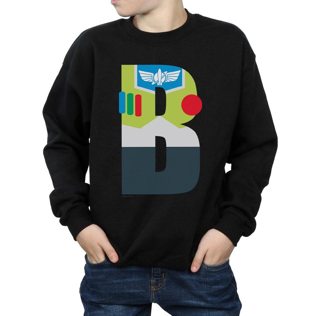 Disney Jungen Alphabet B Ist Für Buzz Lightyear Sweatshirt