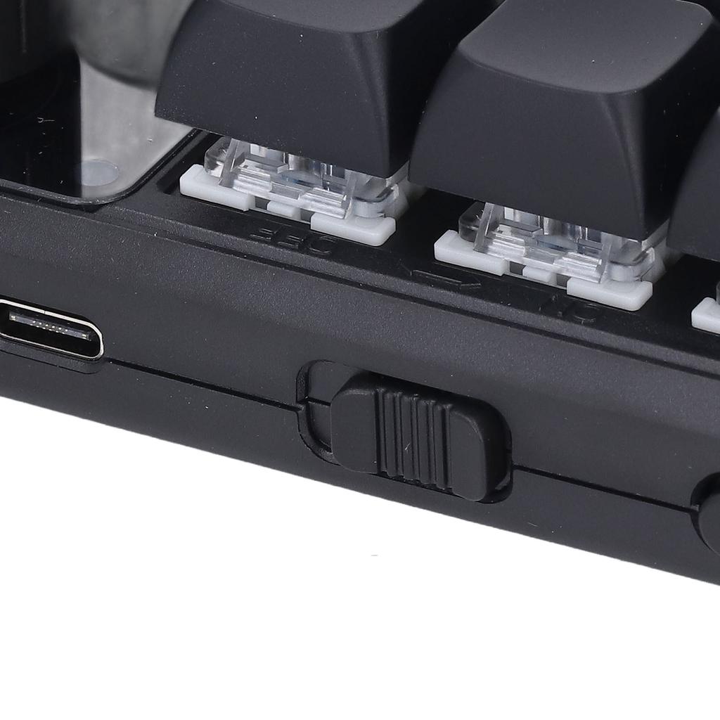 12 Keys Keyboard with RGB Light Knobs Type C 2.4G Wireless Blue Switch Keyboard Programming