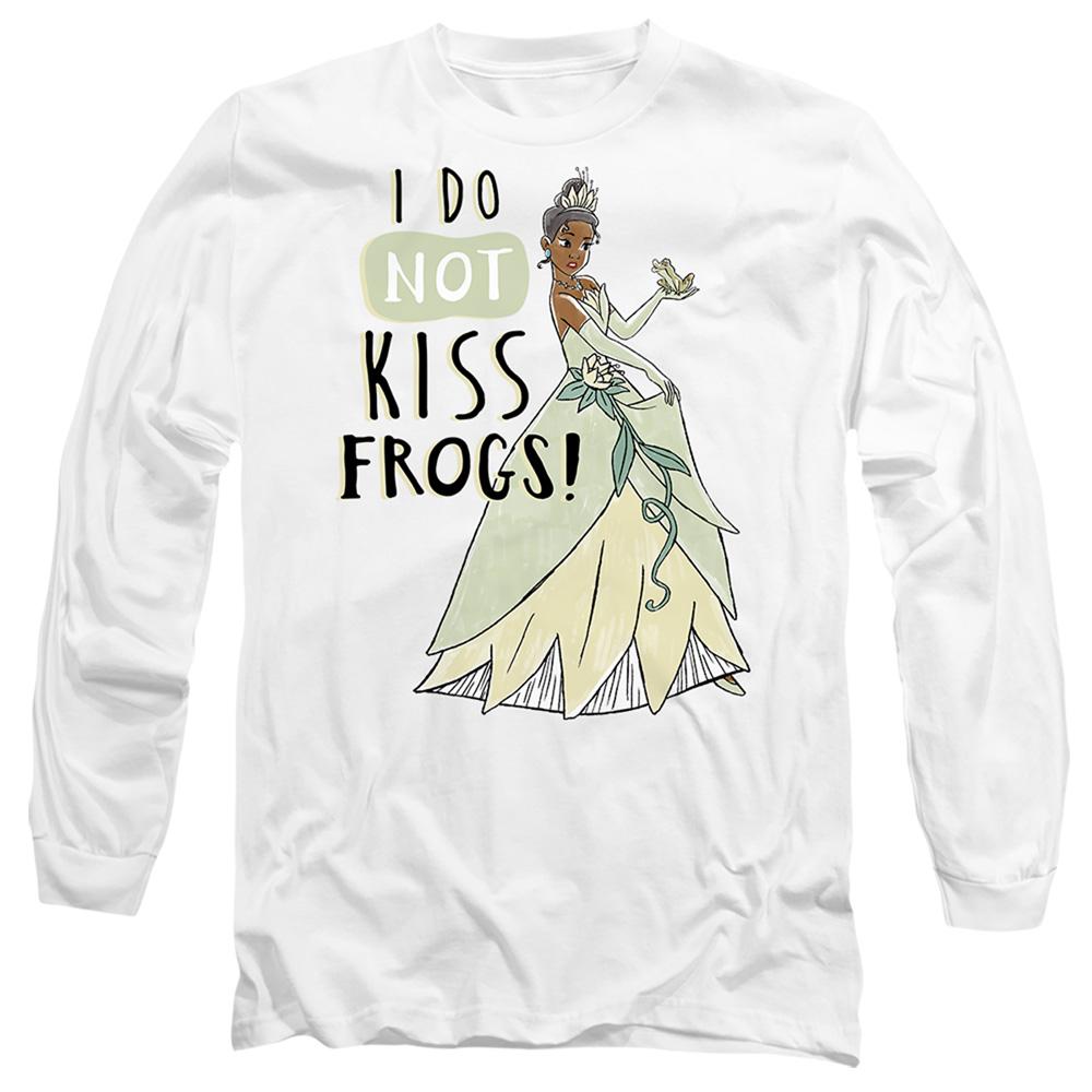 The Princess and the Frog Unisex Adult Does Not Kiss Frogs Tiana T-Shirt
