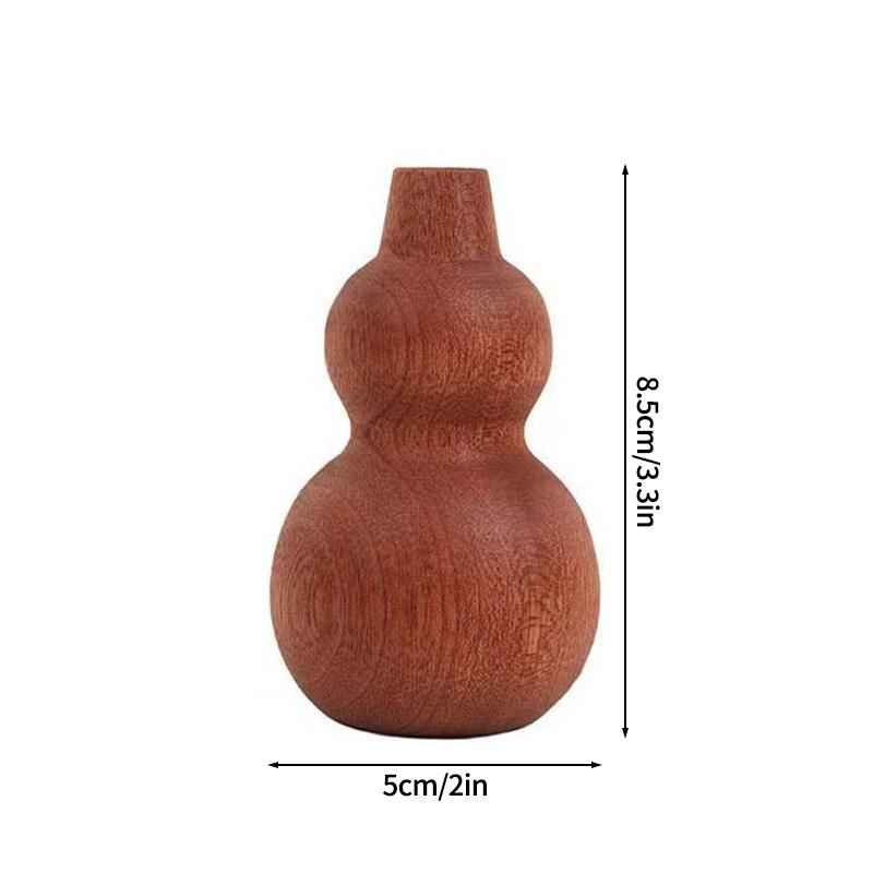Wooden Flower Vases Wood Vase For Flowers Office Desk Accessories Room Decor Home Desktop Ornament