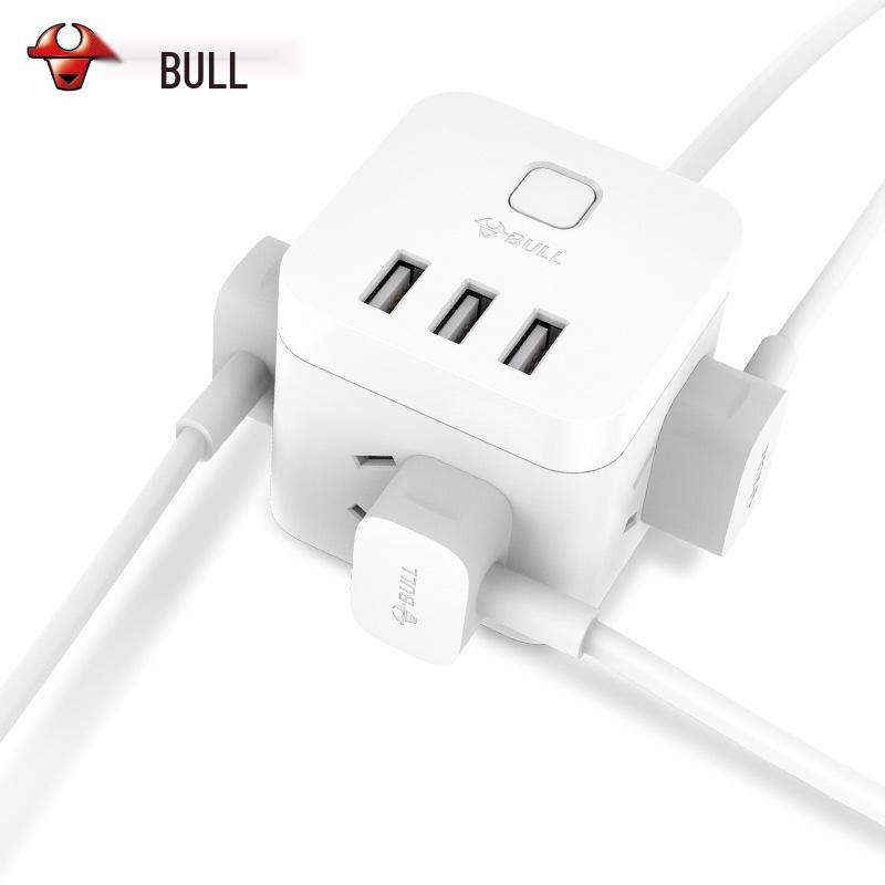 GN-U303UW Multi-Outlet Power Strip with USB Ports and Extension Cord