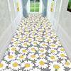 Tappeto Runner Floreale Modello Margherita Tappeto per Corridoio Interno Arredo Casa Quotidiano Tappetino Morbido Antiscivolo Tappeto a Scacchi per Camera da Letto