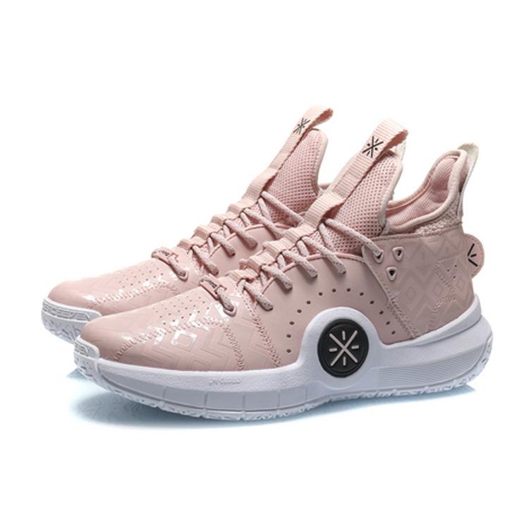 Li Ning Wade Collection Comfortable Cushioning Support Mid top Basketball Shoes Men's Coffee & Tea Red ABAP079-4
