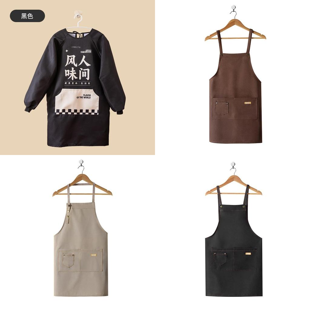 Waterproof Polyester Apron For Professional Kitchen Use And Antioil Protection For Adults