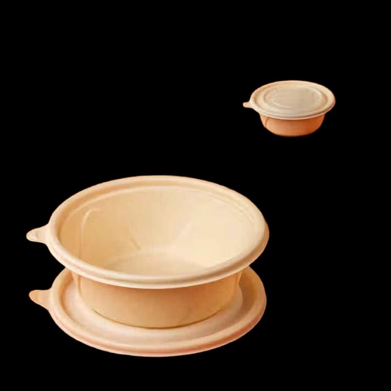 Biodegradable Corn Starch Round Food Container