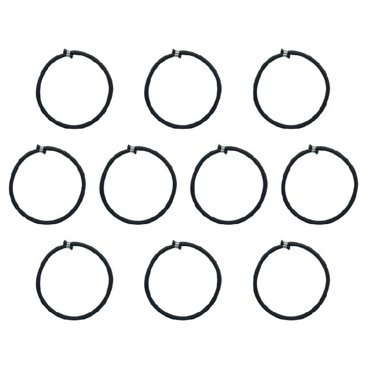 10Pcs Trampoline Elastic Rope Bungee Cord Aluminum Buckles Stretch Cord for Fitness Trampoline Canopy Tent Easy to Use