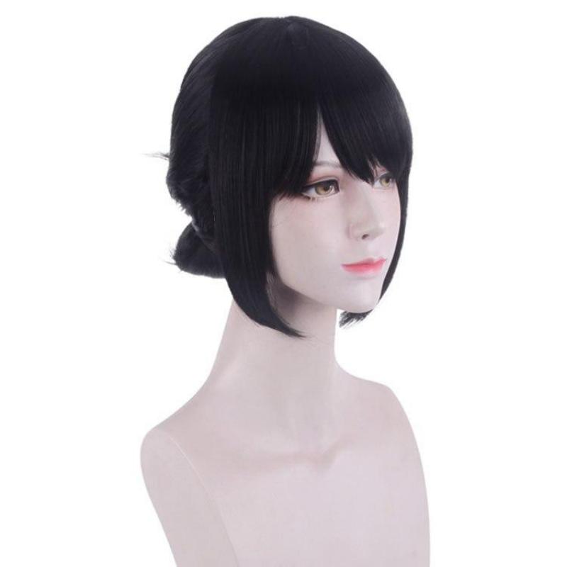 Anime Shinomiya Kaguya 35CM Short Nature Black Styled Wig Anime Kaguya-sama Love Is War Heat Resistant Cosplay Hair Wigs