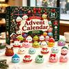 Family Christmas Tradition Squeezy Toy Advent Calendar 2026 24 Days Dumpling Toys Countdown December Daily Surprise Calendar Decor Jumbo Mini