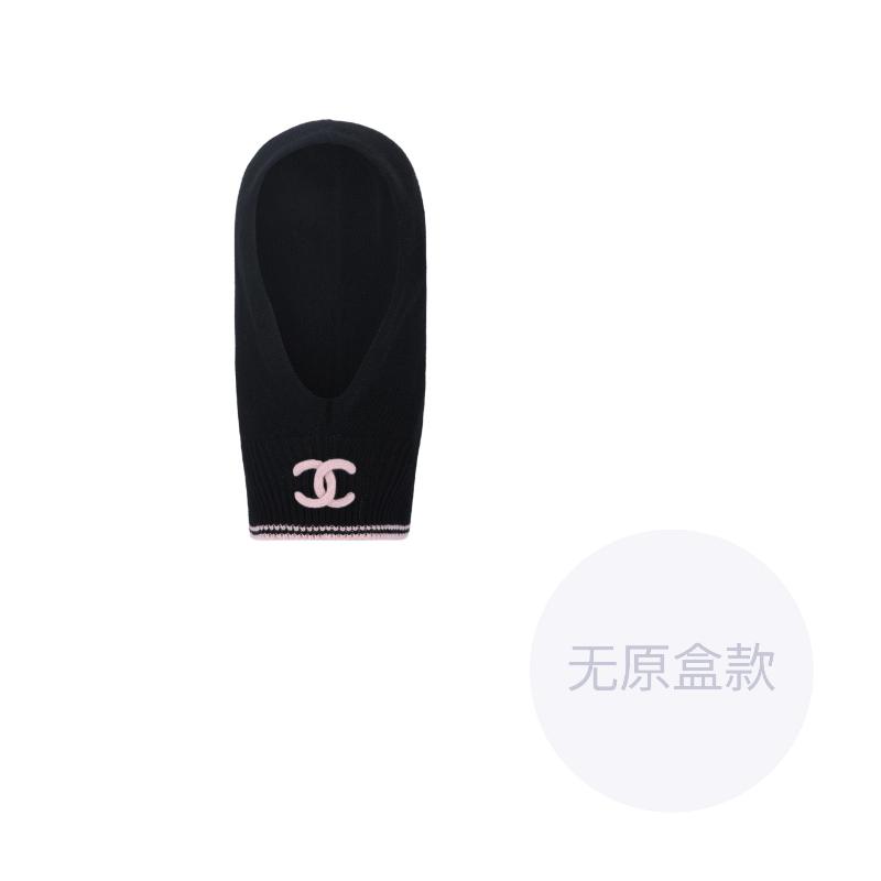 

CHANEL [25B Autumn and Winter] Brand Logo Hat Unisex Couple Style Black чорний