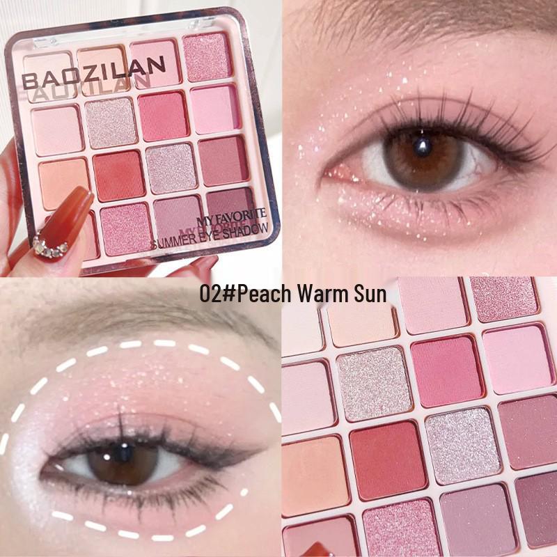 Versatile Multi-Color Eyeshadow Palette: Contour, Highlight & Matte Shimmer Earth Tones