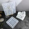 2PCS Nonstick Silicone Ornament Mold Crafting Moulds Prayer Pattern Moulds Table Decorative Molds for Any Interior Space
