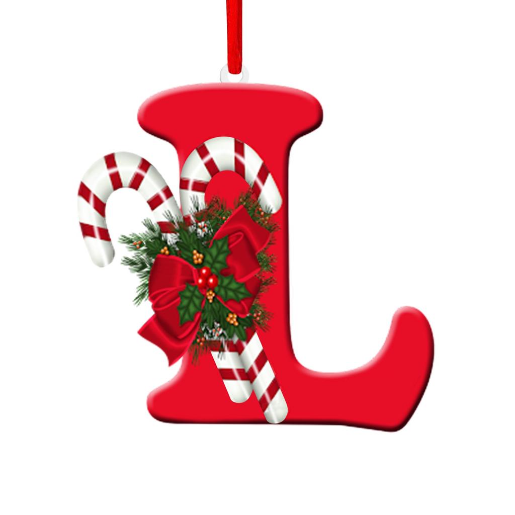 26 Letter Christmas Tree Hanging Personalized Christmas Letter Decoration