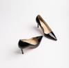 2025 Summer Sexy Light Mouth Pointed Head Thin Heel Red Sole High Heels Women's Professional Commuting Patent Leather Breathable Solid Color Sin