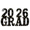 Illuminated 2026 Graduation Sign - 2026 Illuminated Graduation Lightbox Letters, Each Letter Comes With Two AA Batteries.