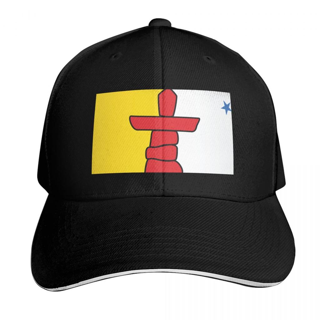 The Nunavut Flag Nunavut Canada Baseball Cap Unisexs Big Size Hat Birthday Icon Hat Beach Womens Unisexs