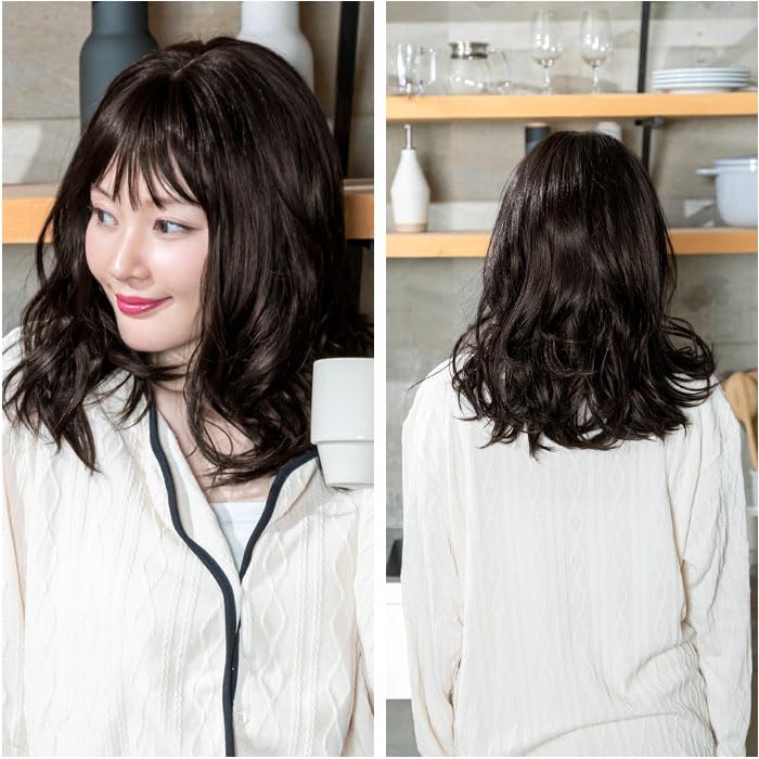 Priscilla Hat Wig Fit Daisy Wave Midi BO-16 Wig TDMT/Heat Resistant Dusty Milk Tea