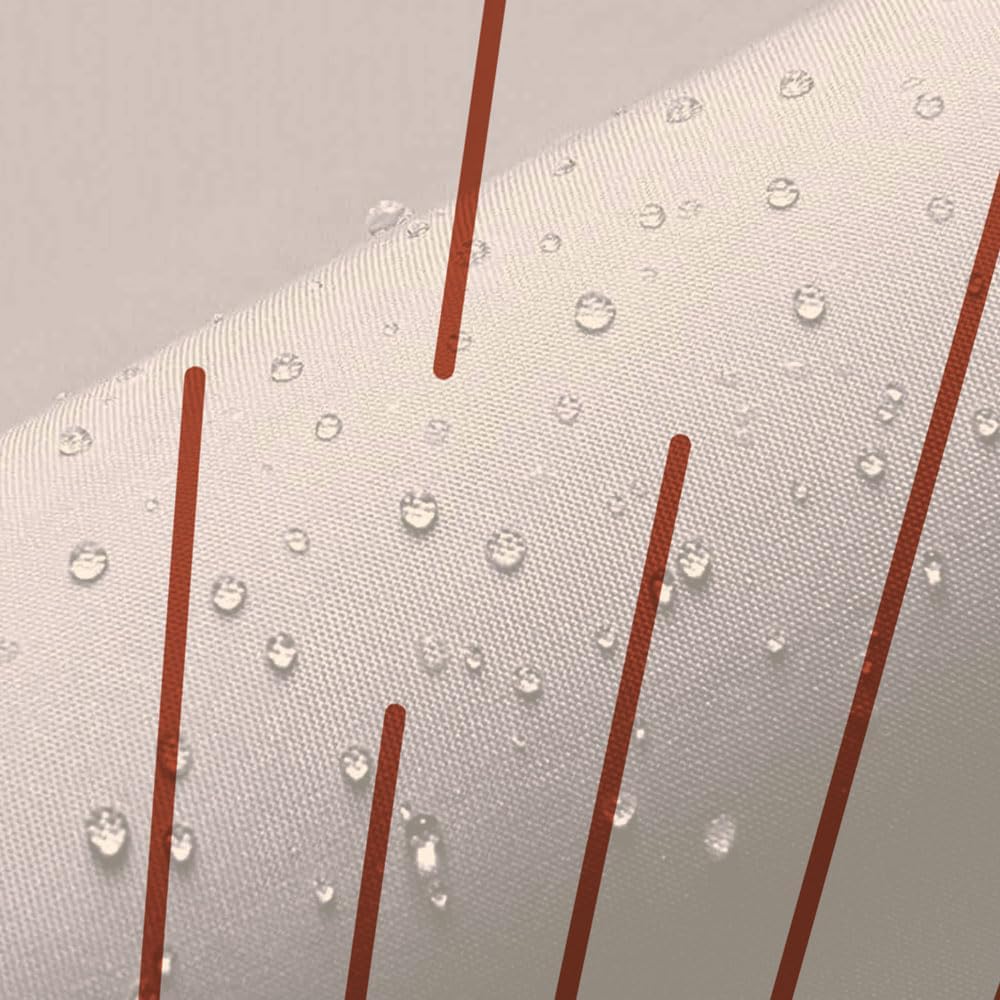 Boho Shower Curtain, Orange Bohemian Mid Century Modern Shower Curtain, Abstract Blue Leaves Plant Grey Minimalist Bathroom Decor Bath Curtain