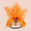 New Colorful Feather Headpiece Brazilian Carnival Decorative Showgirl Headband Stage Performance Hair Band Carnival Events