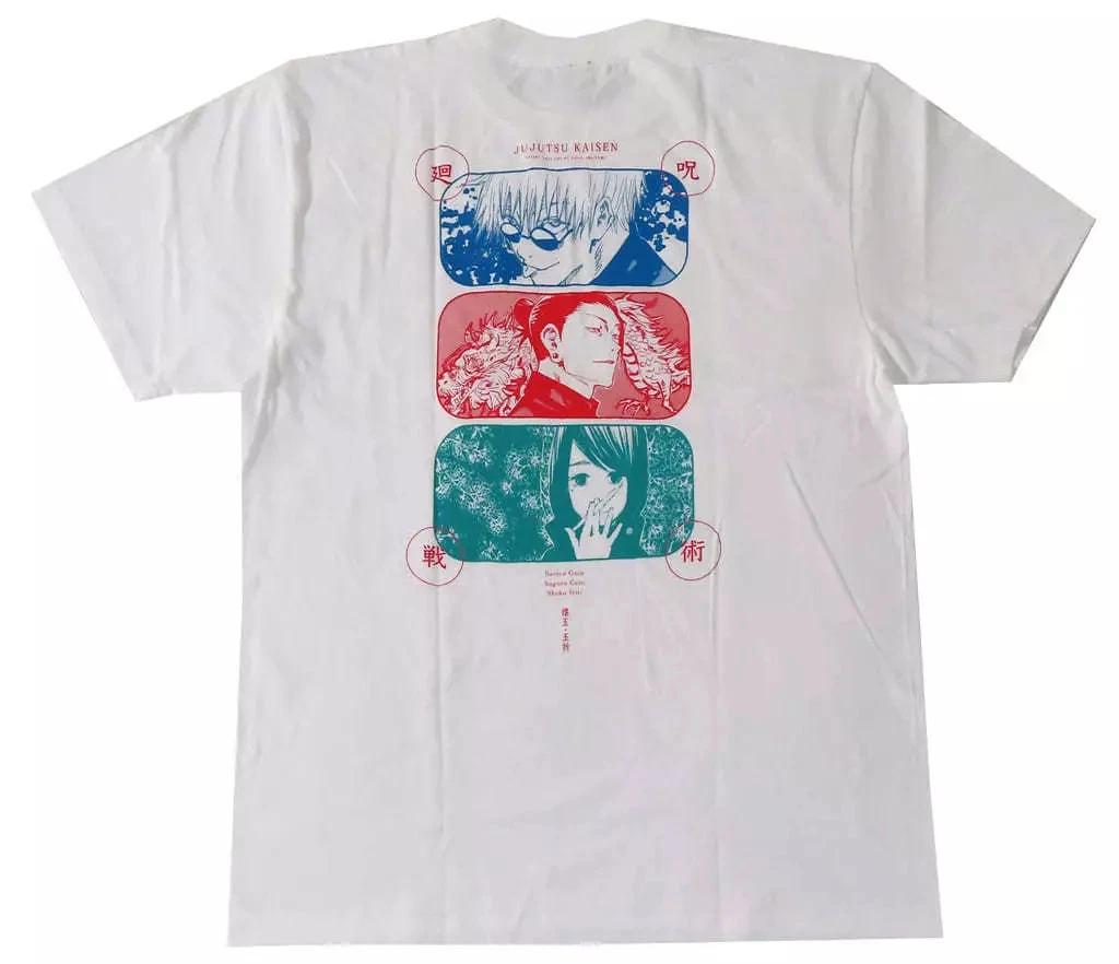 

Gojo Satoru & Geto Suguru & Shoko Ieiri T-shirt White M Jujutsu Kaisen (2023) M