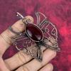 Red Fire Labradorite Pendant Copper Wire Wrapped Gemstone Pendant Handmade Jewelry Butterfly Pendant Engagement Gifts Antique Copper Jewelry