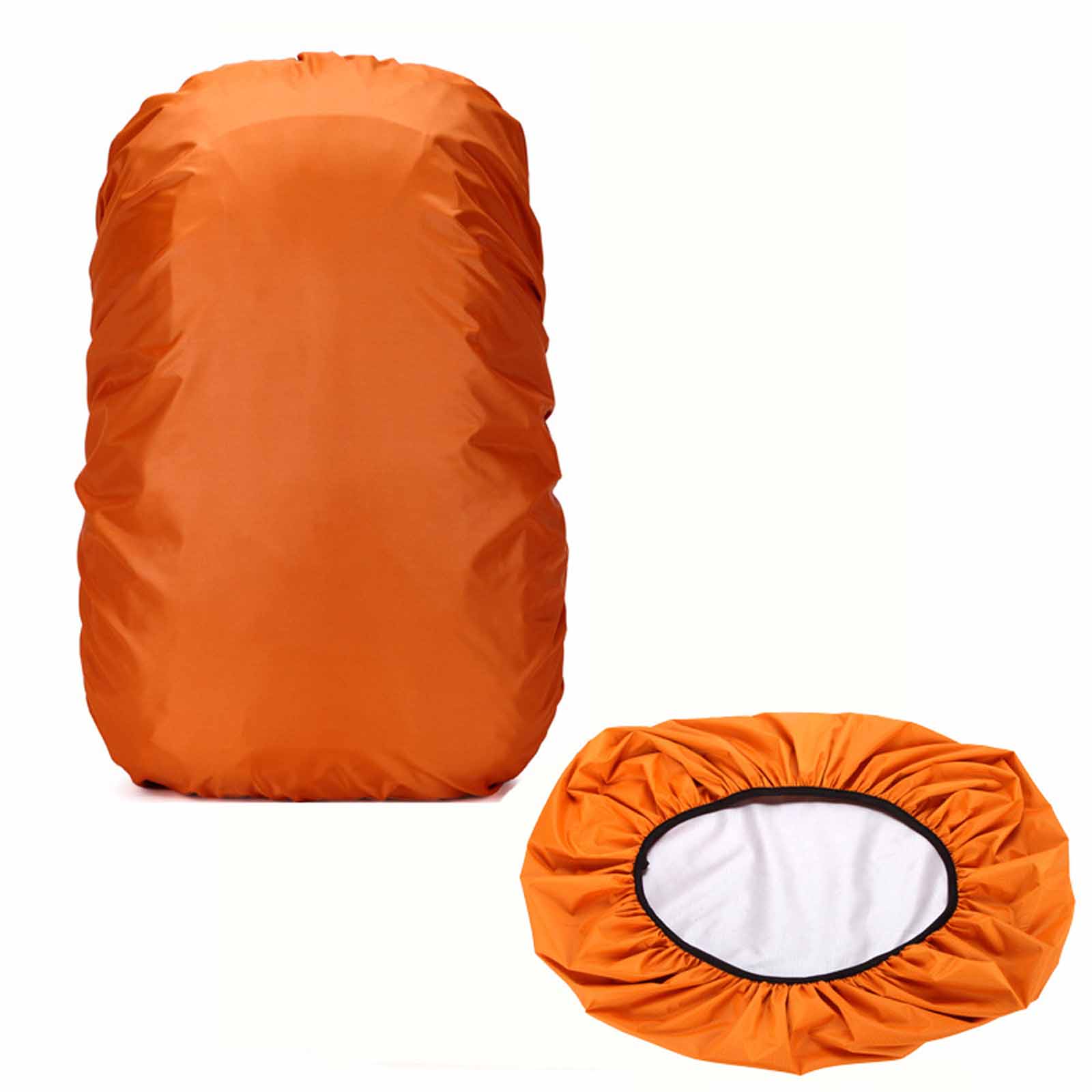 

Outdoor Hiking Backpack Rain Cover–210D Protector for Laptop, Travel, and Computer Bags, Lightweight and Foldable Backpack Cover XS помаранчевий