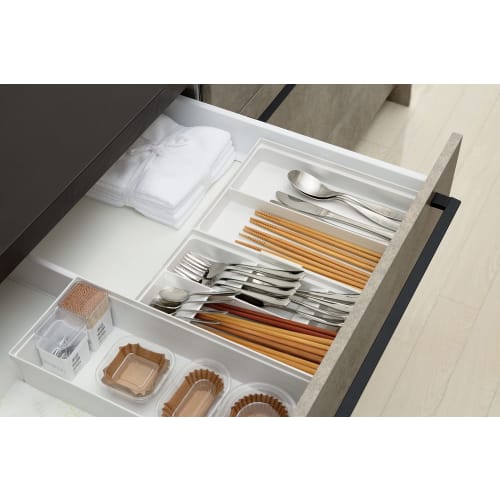 Richell Totono Drawer Cutlery Stand N Regular White