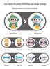 Cute Capybara Lululu Plush Emoji Keychain Doll