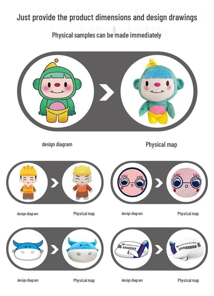 Cute Capybara Lululu Plush Emoji Keychain Doll