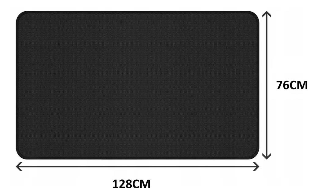 Barbecue POD Mat 152x102CM Stain-resistant Fire-resistant Terrace Lawn Protection