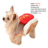 Funny Dog Clothes Halloween Pet Costume For Small Dogs Cat Hot Dog Shaped Dachshund Adjustable Puppy Cosplay Suit Party Apparel