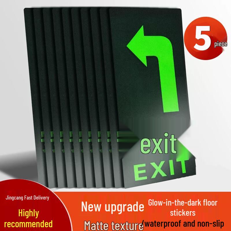 Luminous PVC Safety & Exit Directional Signs