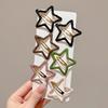 Y2K Dopamine Color Pentagram Small Hair Clip for Women & Kids - Cute Bangs & Side Hair Accessory