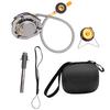 Portable Foldable Gas Stove with Ignition High Combustion Efficiency Split Windproof Camp Stove for Outdoor Picnic