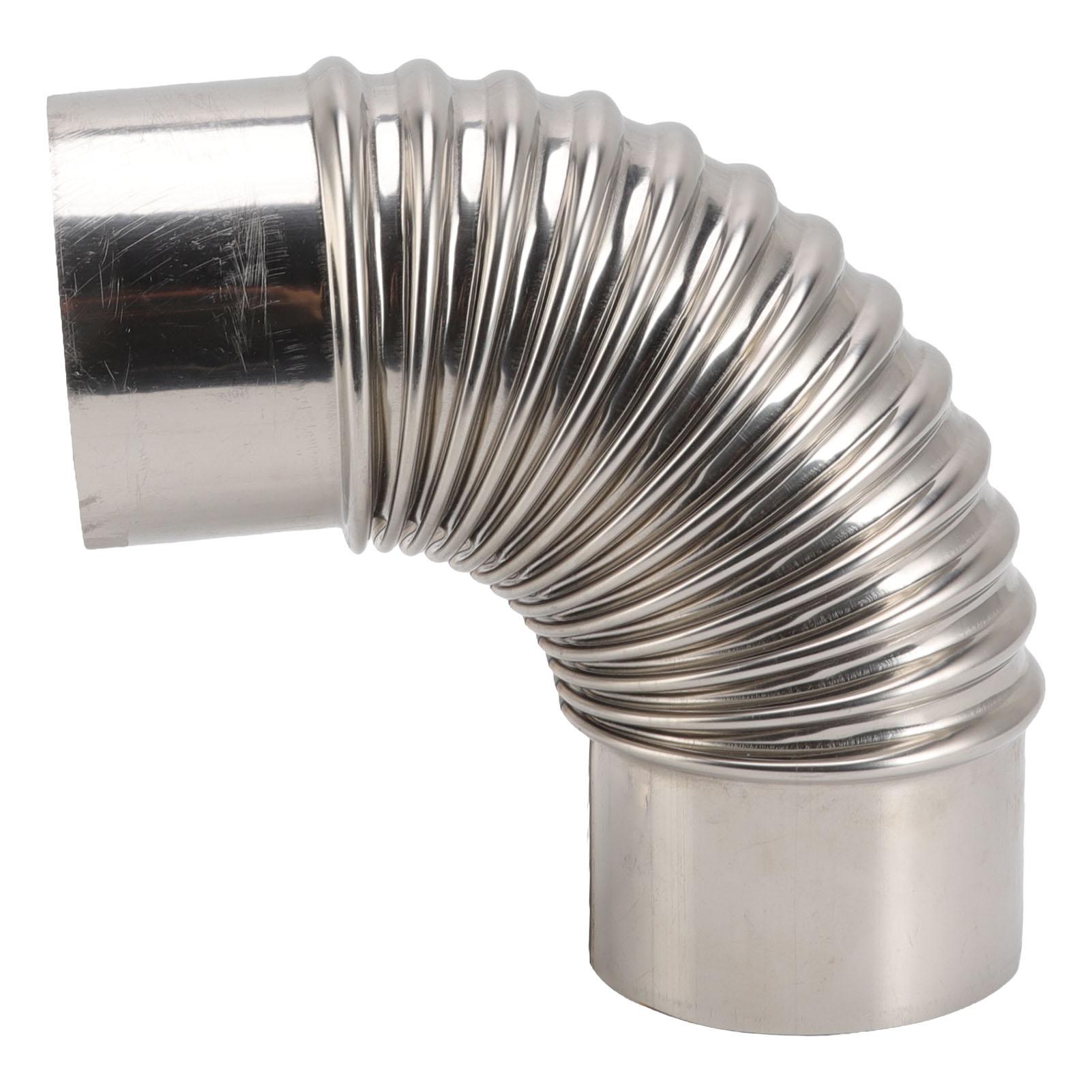 

Нержавеющая сталь колено дымохода трубы печи изгиб 90 градусов дымоход адаптер труба