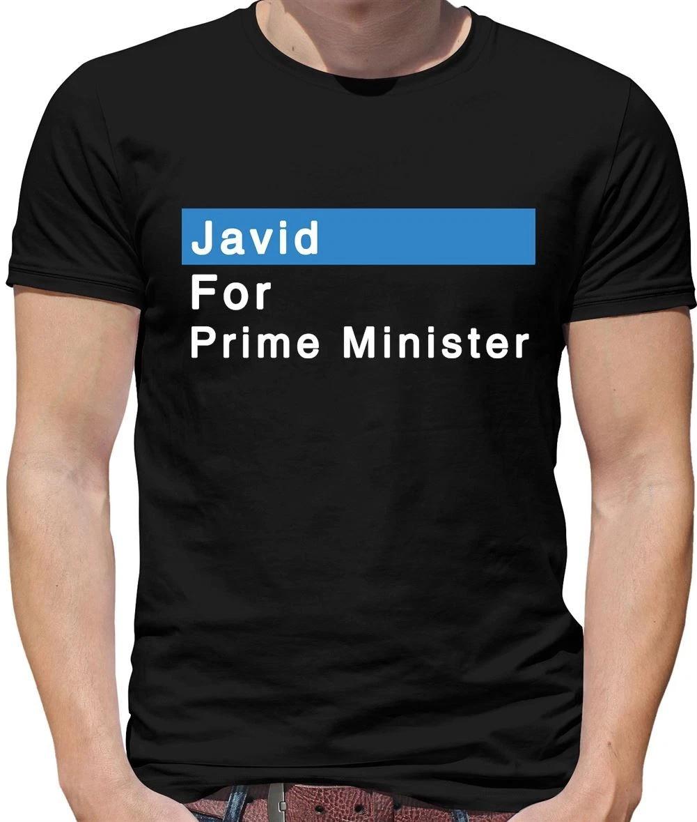 Javid For Prime Minister - Mens T-Shirt - PM Tory Conservative Sajid XS