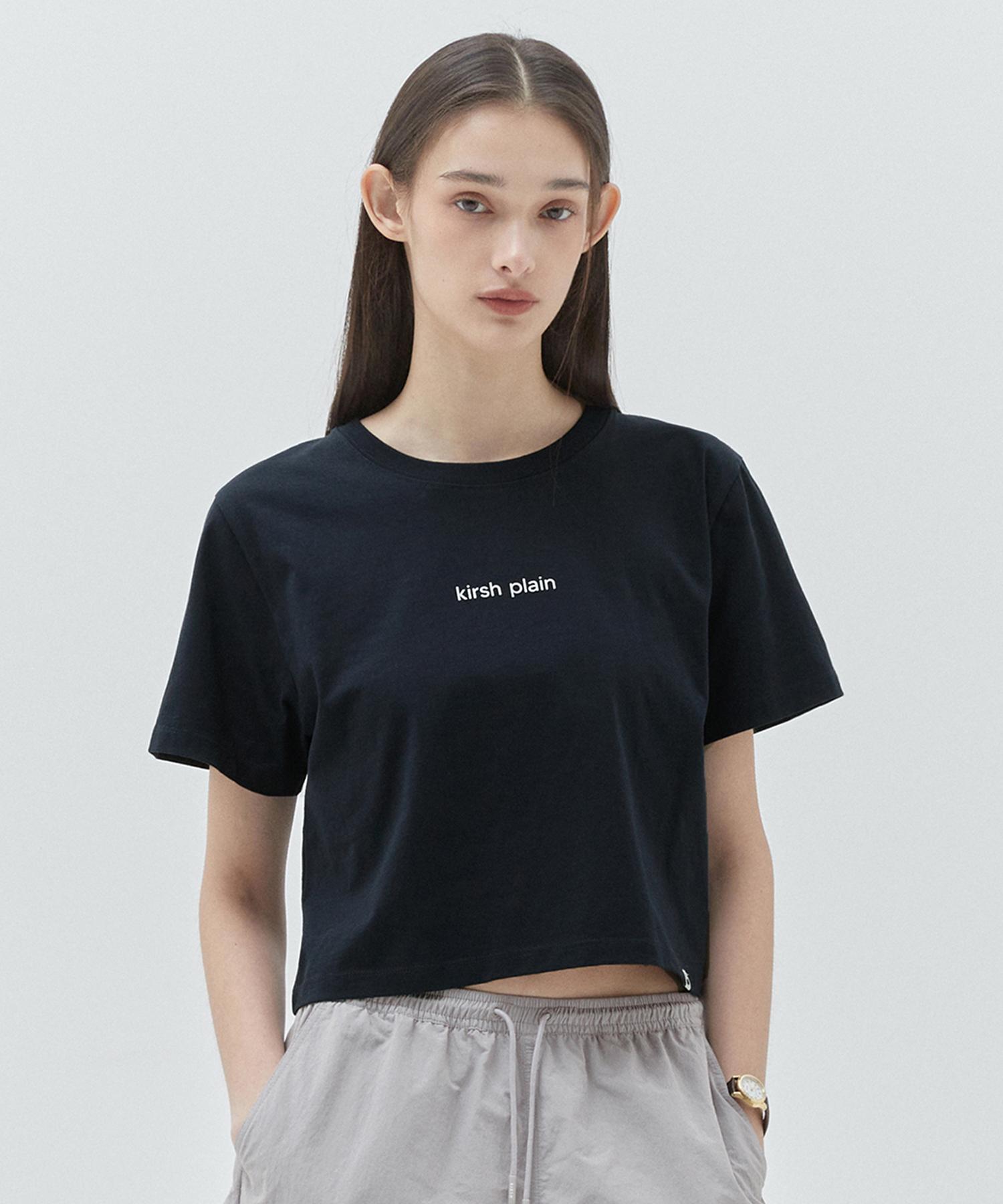 Kirsh Plain Wording Point T-Shirt [Dark Navy] 1