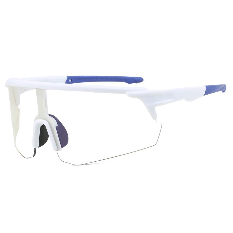 Photochromic 2025 Large Half-Frame Windproof Sunglasses for Cycling & Mountaineering - Day & Night Use