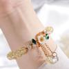 Shell Flower Beaded Bracelets For Women Girls Bohemian Color  Beads Charm Elastic Rope Bracelet Hand Jewelry