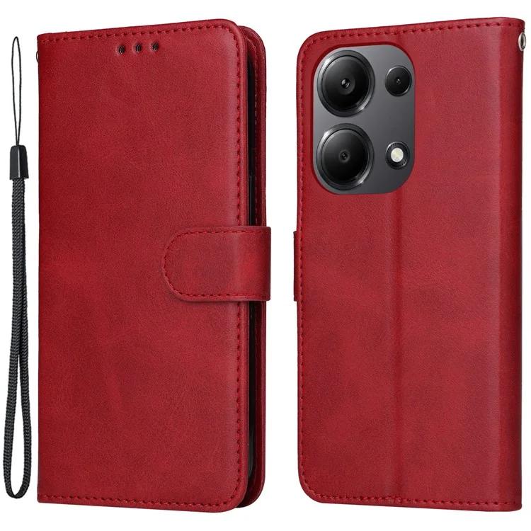 

Для Xiaomi Redmi Note 13 Pro 4G/Poco M6 Pro 4G чехол с текстурой теленка, чехол для телефона с отделением для фотографий