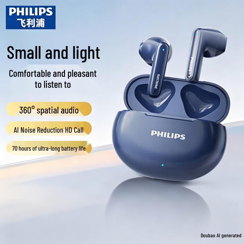 Philips TAT1199 Half-In-Ear Wireless Bluetooth Earbuds