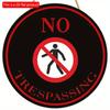 1pc 2d Flat Please Leave Packages, Trash Sign - 20cm, Do Not Enter Sign, No Smoking Sign Round Wooden, Commercial Store Front Restaurant Office