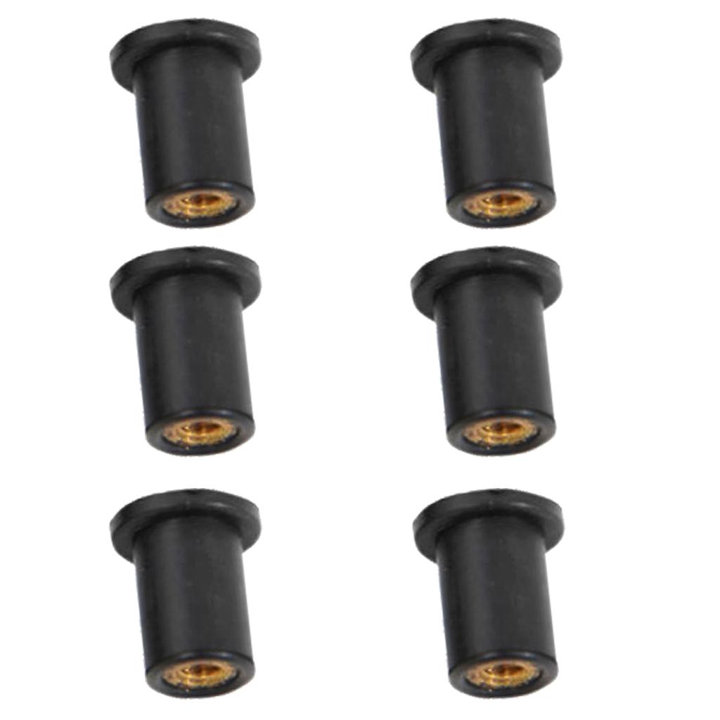 M6 Metric Rubber Grommet Blind Fastener Windscreen Kayak Accessories