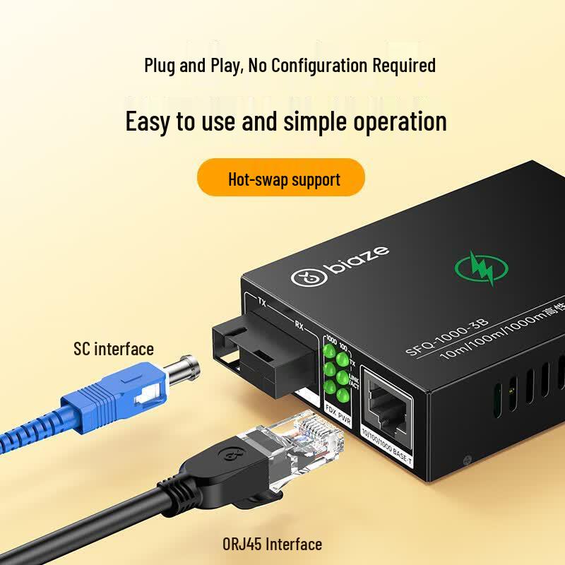 BIAZE Fiber Optic Transceivers & Racks