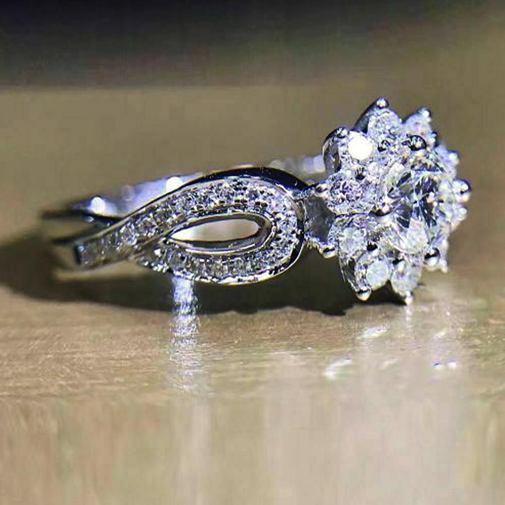 New Dazzling Wedding Rings for Women Luxury AAA Cubic Zirconia Modern Design Fashion Finger Accessories High Quality Jewelry