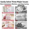 Press & Seal No-Pump Vacuum Storage Bags Space Saving Clothing Organizer Bag  Travel Moving Packing